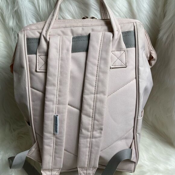 Swiss Gear light pink canvas multi purpose backpack with Rose gold Hardw… main image 4